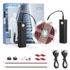 WOBANE Dual Motion Sensor Light Strip, Rechargeable 16.4ft LED Lighting,