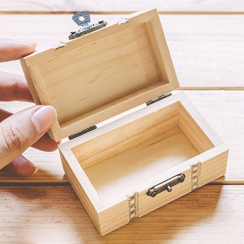 CVIUYO 60 Pieces Small Hinges for Crafts and Wooden Box,