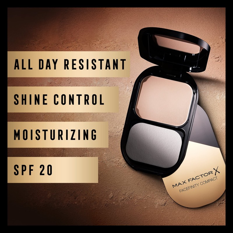 Max Factor Facefinity Compact Foundation, SPF 20, Number 006, Golden,