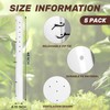 Pushglossy 5 Pack Tree Grow Tube Seedling Protectors Slit Tree