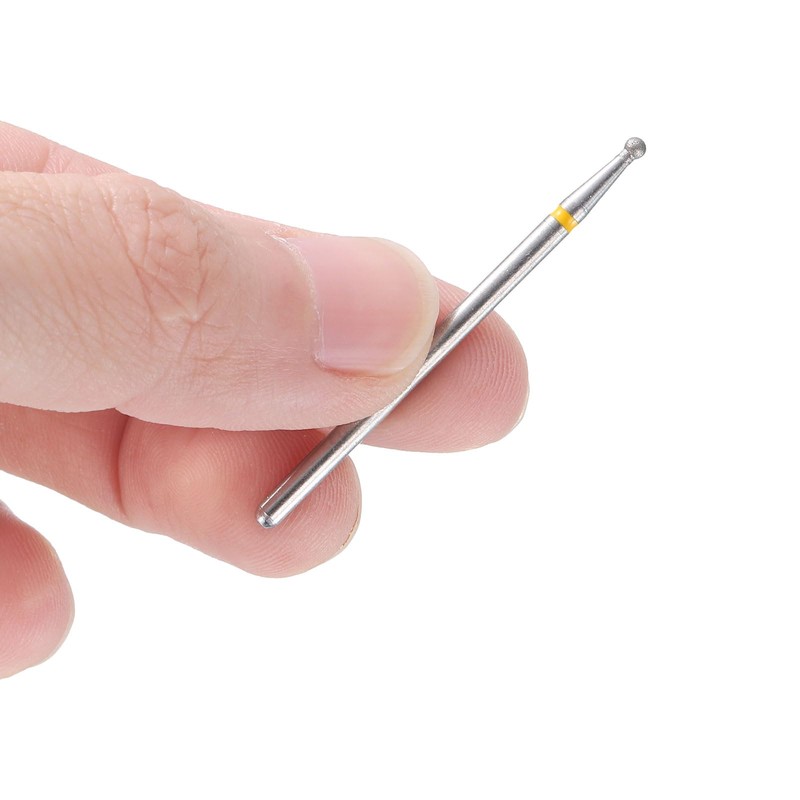 sourcing map 5pcs 325-400 Grits Diamond Grinding Bit 1.8mm Ball