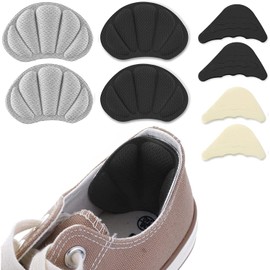 JUTOSU Heel Pad, Toe Cushion, Heel Protection Pad, Adjustable, Toe Protection, Toe Cap, Shoe Care, Sponge, Memory Foam, Toe Gap Filling, Size Adjustment, Anti-Shock, Anti-slip, Toe Protection, Heel Protection, Pain Relief, Shoe Removal, Prevents Slipping