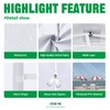 Acepic Clear Canopy Sidewalls for 10x10 Pop Up Tent, Transparent