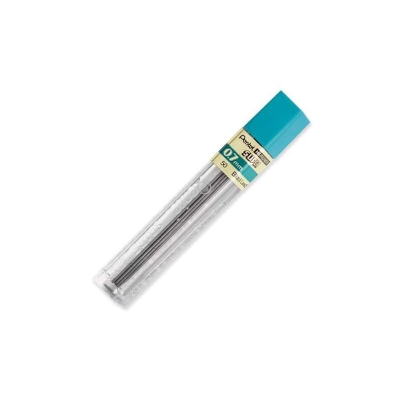 24 Pentel Hi-Polymer Mechanical Pencil Leads 0.7mm 2B (2 Tubes