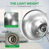 Simple Deluxe Clamp Lamp Light Socket with 5.5 Inch Aluminum