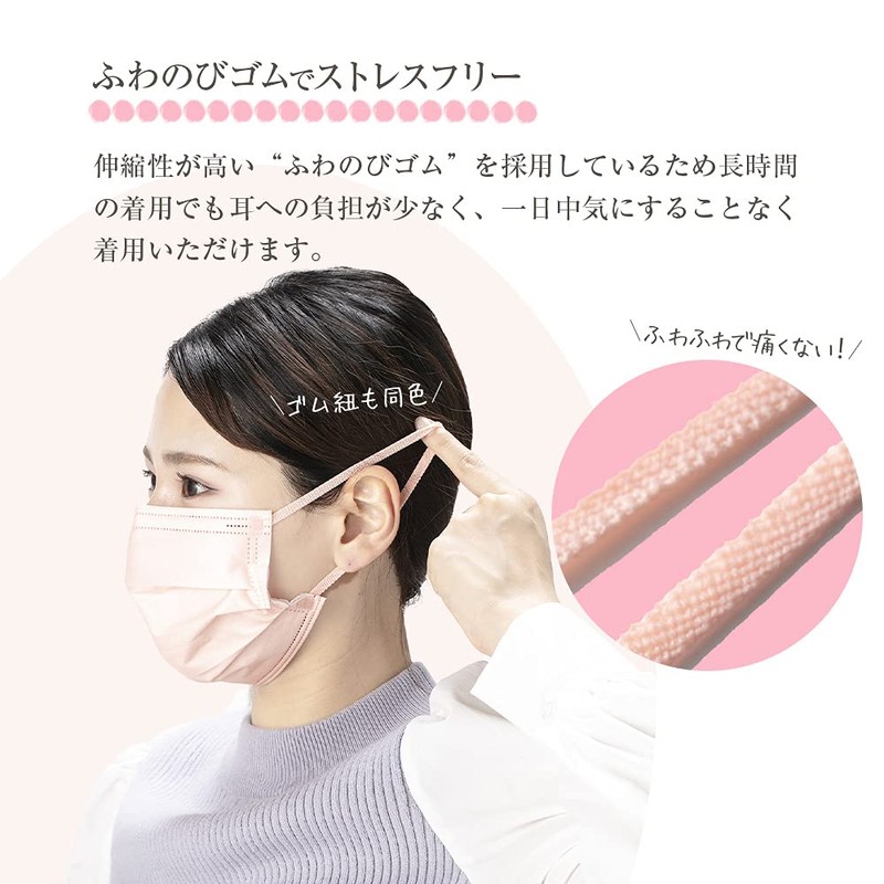 3AIR Non-Woven Mask, Made in Japan, 30 Pieces, Individually Packaged,