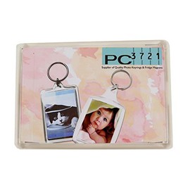 PC3721® 1 Blank Clear Acrylic 4R Photo Size Fridge Magnet/Door Plaque 150 x 100 mm (4" x 6") Insert G1516M (1 Piece)