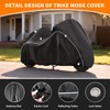 Trike Cover Waterproof Outdoor 3 Wheel Motorcycle Cover