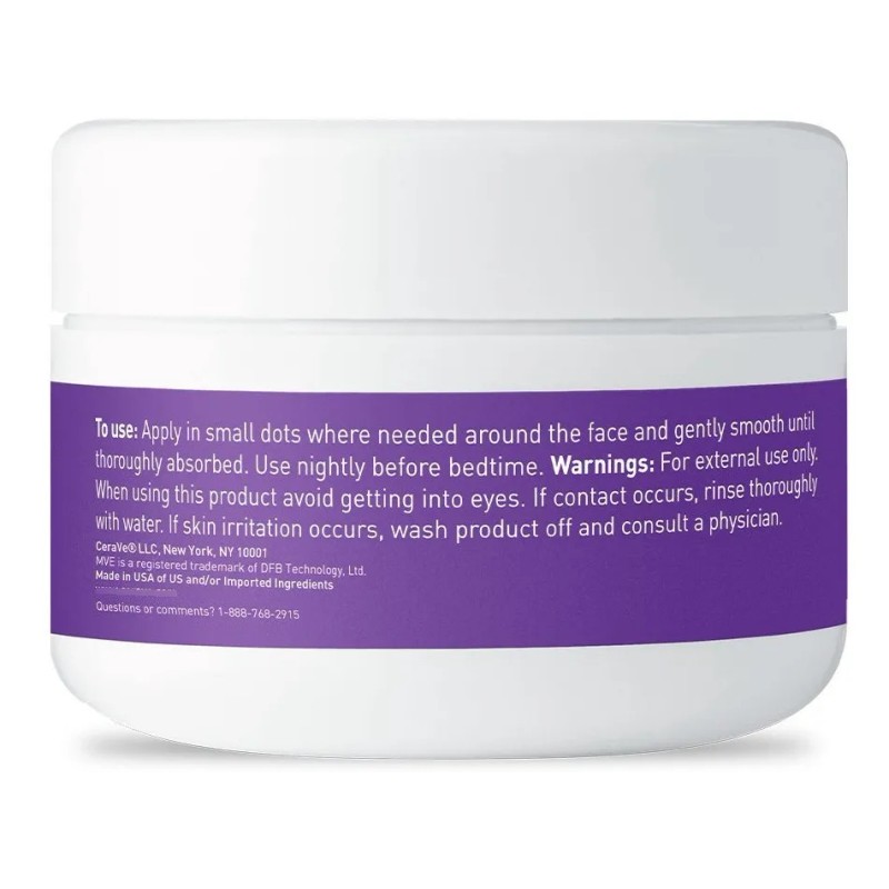 Cerave Crema Facial D Noche Skin Renewing Ceramidas Peptidos