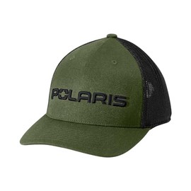Polaris Off Road Staple Cap, Breathable Mesh Back, Adjustable Snapback Fit, Cypress, 2864568