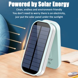 keeda - Lámpara de computadora solar plegable, portátil, regulable, con puerto de carga solar y USB, para estudiantes de noche, lámpara de mesa inalámbrica para oficina, recámara, viajes, emergencia