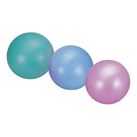 Therapy in Motion Small Soft Pilates Exercise Ball Mini Gym Ball for Pilates Yoga, Stability Core Training and Physical Therapy at Home or Gym 23 and 25cm