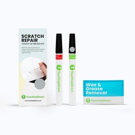 TouchUpDirect 1J9 Celestial Silver Metallic Compatible with Toyota Exact Match Scratch Repair Touch Up Paint - Brush Kit