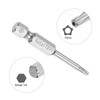 sourcing map 5pcs TS10 Magnetic Security Star 5 Point Screwdriver