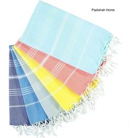 Padishah Home, XL Turkish Towels ,Beach Bath Gym Pool Yoga 39'' X 70, SET OF 6 !