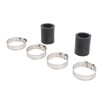 2Pcs 1in High Temp Pipe Clamps Connector Sturdy Exhaust Pipe