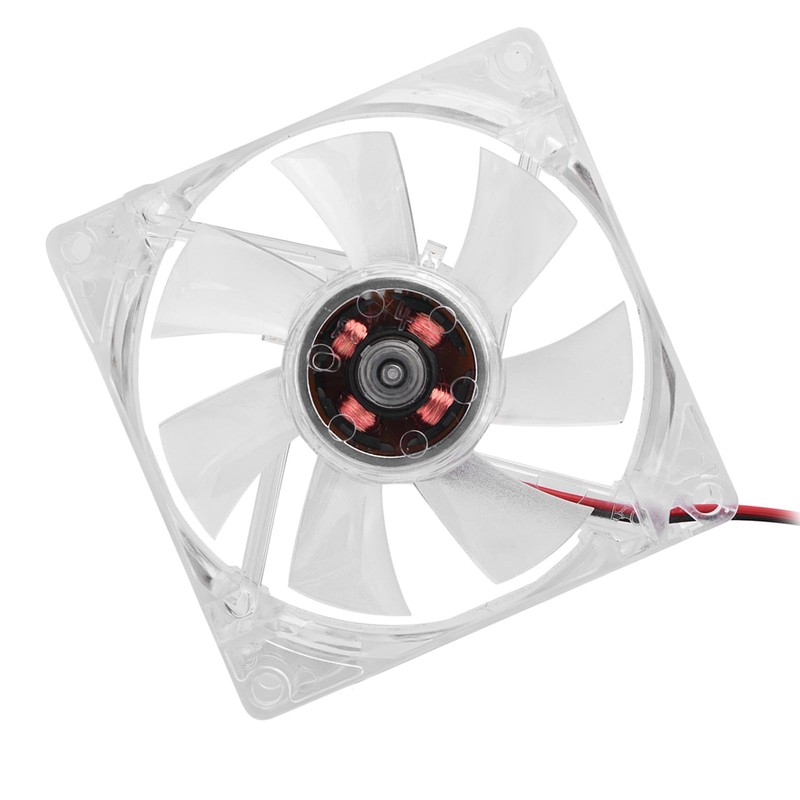 80mm Silent LED PC Cooling Fan 12V 4Pin 2500 RPM