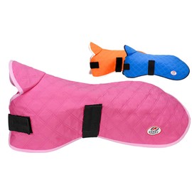 Derby Originals Hydro Cooling Dog Jacket with Harness Compatible Opening Reflects Heat and UV Cools for Hours