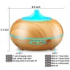 Aroma Essential Oil Diffuser, JoySusie 500ml Wood Grain Ultrasonic Cool