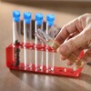 KCKHFA 2 Set Plastic Test Tubes Rack with Caps, Test