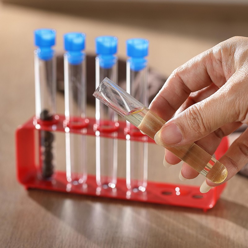 KCKHFA 2 Set Plastic Test Tubes Rack with Caps, Test