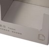 Stainless Steel Tissue Box Square Tissue Holder Large Opening Napkin