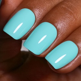 Gel Polish, 0.5 Fl Oz Mint Green Nail Gel Polish Spring Summer Art Starter Manicure Salon DIY Soak off UV LED Design