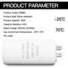 90UF CBB60 Motor Run Capacitor, 450VAC 50/60HZ Cylindrical Capacitor for