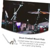 CORHAD Cowbell Extension Stand for Drum Kit Drum Pole Mounting