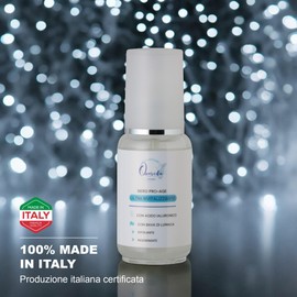 Querida ProAge Gesichtsserum mit Schneckenschleim und Hyaluronsäure, biologisches Peeling, regenerierend, Anti-Age, hergestellt in Italien, 50 ml