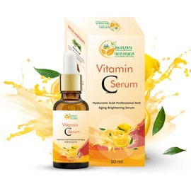 Herbs Botanica Suero Facial Con Vitamina C Y Ácido Hialurónico Para Hidratación Antienvejecimiento Y Manchas Oscuras, Líneas De Expresión. Incluye... 