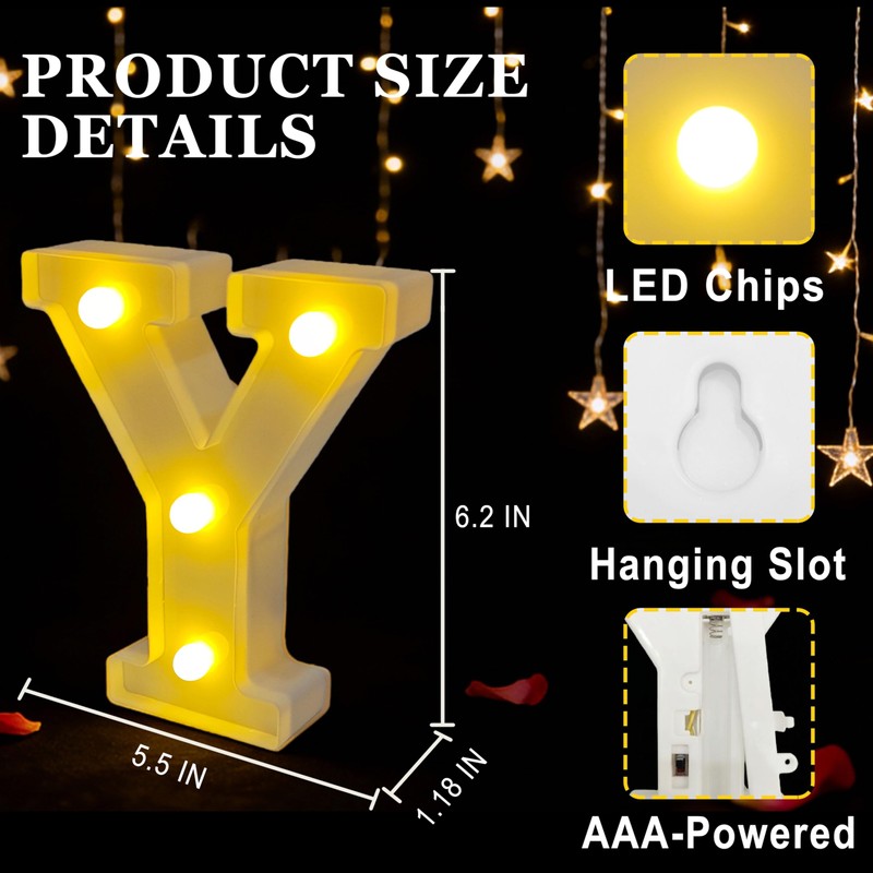 Quieres Ser Mi Novia Light Up Letters Proposing Decorations Set