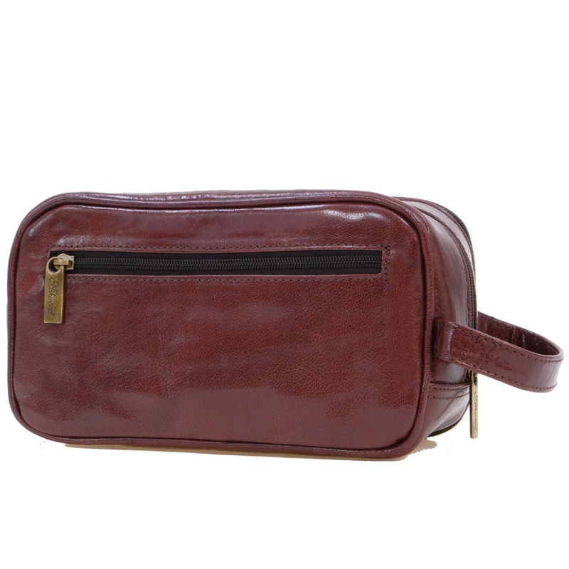 ASHWOOD - Leder - Wäschetasche/Rasierentasche Chelsea - Cognac Braun