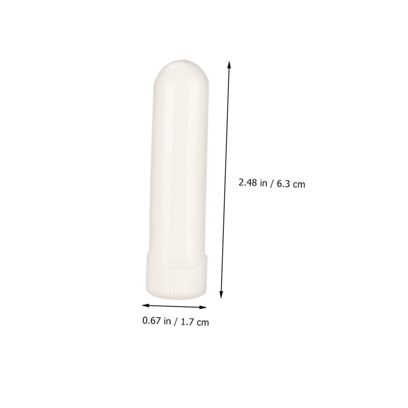 FRCOLOR Refill Essential Aromatherapy Nasal 10pcs Empty for Inhalation Compact