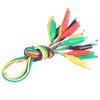 30PCS Crocodile Clips Electrical Test Leads with Alligator Clips Double-end
