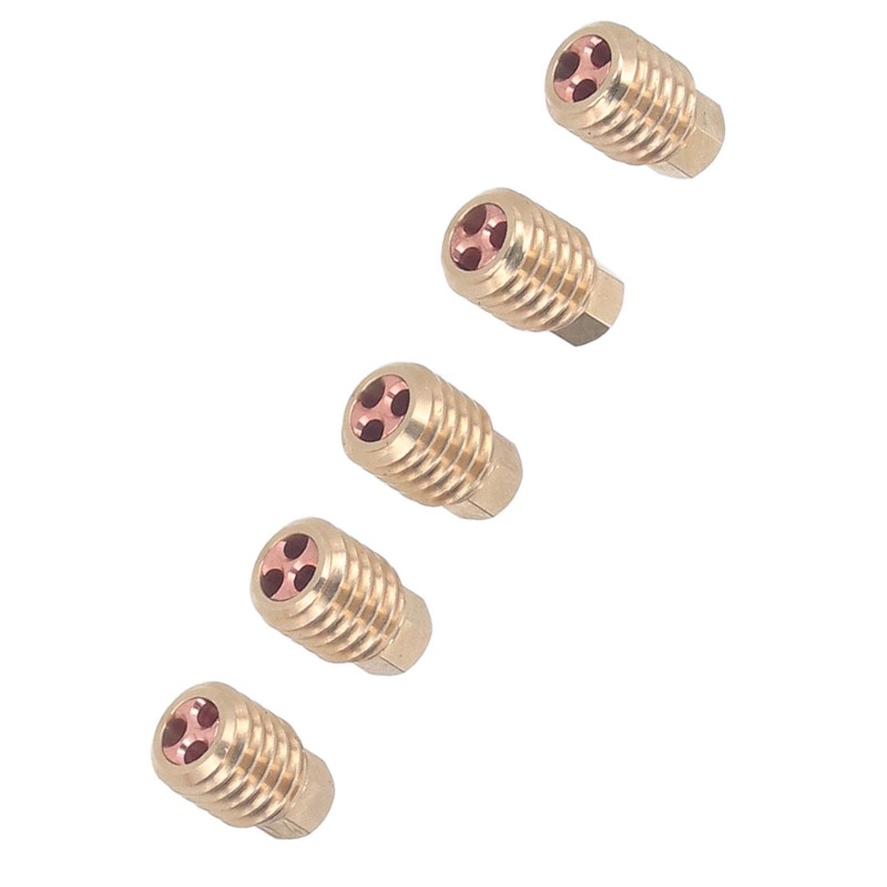 5Pcs 3D Printer Brass Nozzles Tight Connection Heat Resistant 500℃