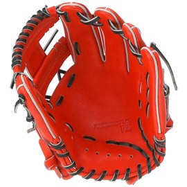 Zett BJGB70410N Boys Soft Grab Neo Status VL for Second Short Kenta Imamiya Player Type N Deep Orange x Black Right Throw Size: L