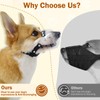 Mayerzon Dog Muzzle, Basket Muzzle for Small Medium Dogs Poodle