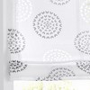 Kutti Bella Roman Blind with Eyelets Burnout White Anthracite Printed