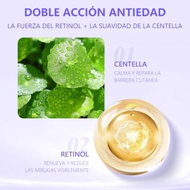 WEUD Crema Coreano 3 En 1 Kit, con 1 Crema Hidratante Centella Niacinamida + 1 Crema de Ojos Retinal Péptidos Probióticos + 1 Crema para Cuello Reafir