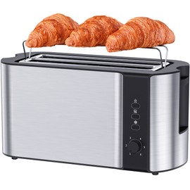 Toaster 4 Slice, 10 Inch Long Slot 2 Slice Toasters