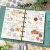 Love Leaf SDM6003 Personal Organizer Refill, Mini, 6 Holes, Weekly,