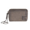 camel active Dallas Men's Leather Key Case Medium, grey, 000245