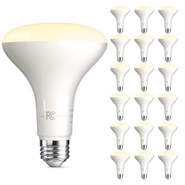 TJOY BR30 LED Light Flood Bulb, 65 Watt Equivalent, Energy Efficient 9W, E26 Standard Base, 3000K, Dimmable, 15000 Hour Lifetime, for Ceiling, Recessed Can, Living Room and Kitchen, 18-Pack