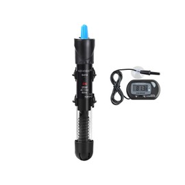 AQUANEAT Aquarium Heater, 25W Fish Tank Heater, Adjustable Submersible Water Thermostat with Digital Thermometer