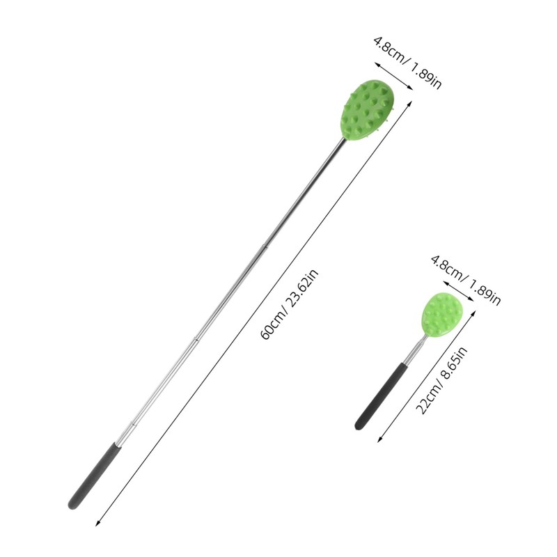WOONEKY Telescoping Back Scratcher Stainless Steel Full Body Massage Tool