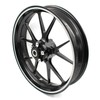 Wheel Rim Sticker Stripes, Width 7 mm, Matt/Gloss Carbon with