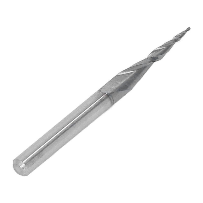Ball Nose Cutter CNC Spiral Tapered Tungsten Steel Extended End