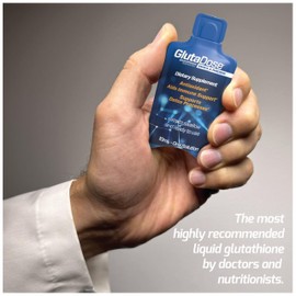 GlutaDose GlutaDose Liquid Glutathione Supplement, Every Day Immune Support Supplements for Adults, Cellular Detox, Antioxidant - Acerola Energy Booster w/Zinc, L-Glutathione Supplement in Liquid Vials - 60PK