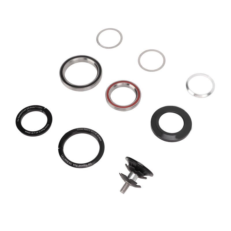 Bike Bearing Headset Aluminum Alloy 41.8/42‑52mm Bicycle Tapered Tube Headset